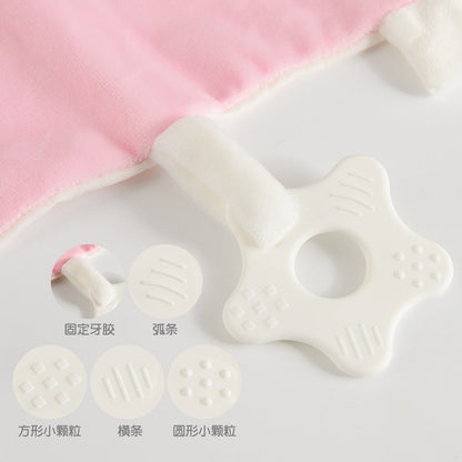 Infant Soothing Towel Rattle Can Be Chewed into the Mouth Towel Baby Early Education Toys Doll Bed Hanging Hanging Type - image 3