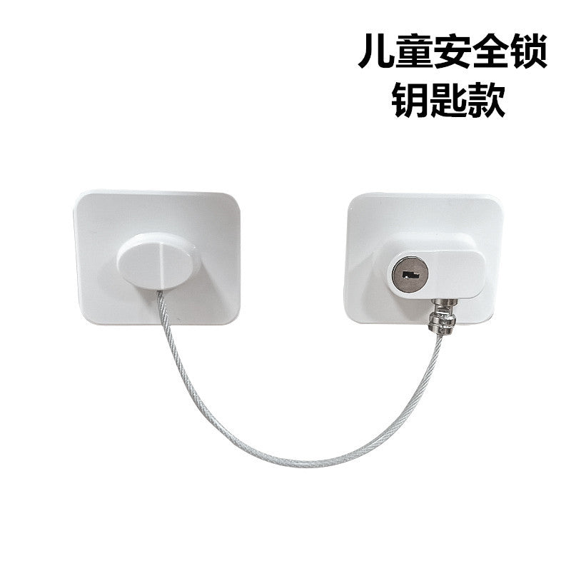Multifunctional Child Safety Lock Window Limiter Baby Anti-Opening Drawer Lock Refrigerator Lock Window Child Lock Cross-Border - image 3