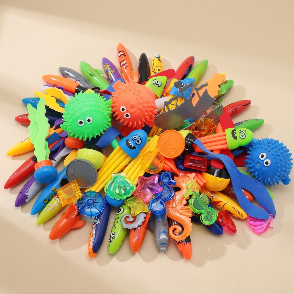 Plastic pool diving toys for children, specified at 12.5 × 12 cm - view 4