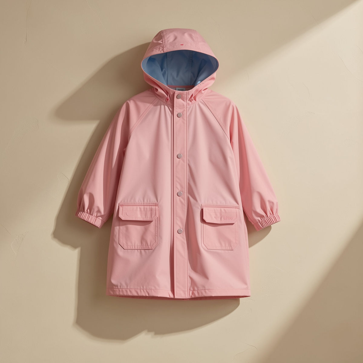 Evarain children's one-piece EVA raincoat in a thick cartoon style - view 3