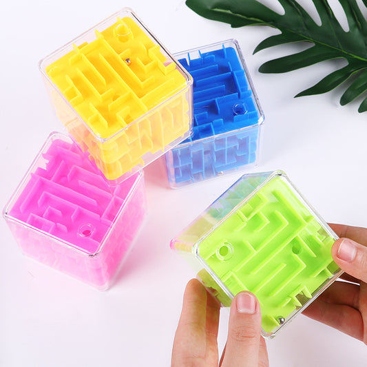 3D Maze Marble Stress Relief Cube Children's Educational Focus Training Toy Wholesale Educational Toys - image 2
