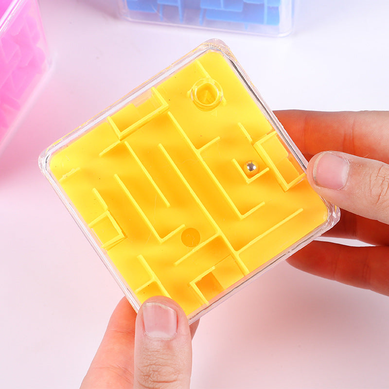 3D Maze Marble Stress Relief Cube Children's Educational Focus Training Toy Wholesale Educational Toys - image 4