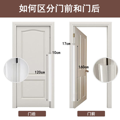 Door crack anti-pinch hand protection strip baby sliding door door file door clip kindergarten child protection safety door card - image 2