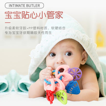Hong Kong Bixiong Baby Teeth Molar Stick Children Boiled Molar 0-6-12 Months Silicone Fruit Teeth Bite - image 3