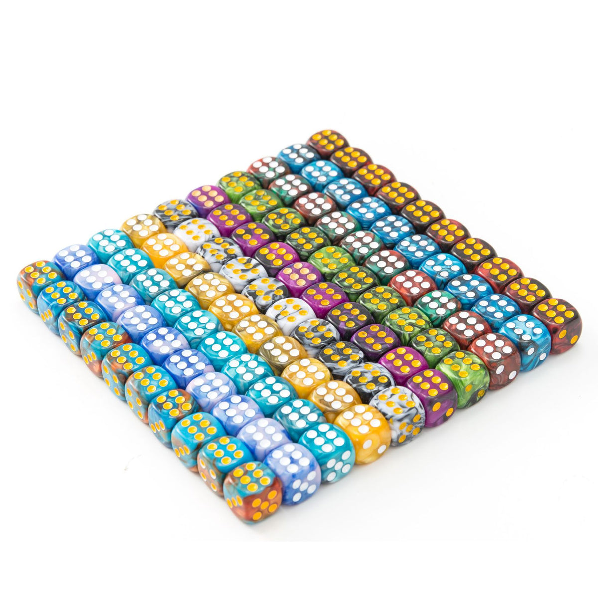 No.12 rounded two-color dot dice mixed color regular color dice foreign trade cross-border supply toy collection table game accessories - image 2