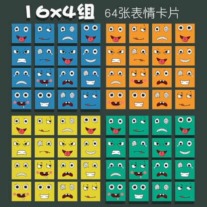 Face-Changing Cube Building Blocks Puzzle Tiktok Hot-Selling Children's Parent-Child Interactive Board Game Wooden Educational Toy - image 4