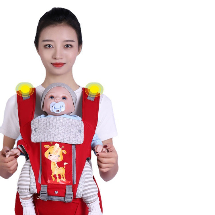 Baby shoulder strap waist stool shoulder strap baby toddler belt waist stool baby baby holding baby artifact children shoulder strap baby back - image 3