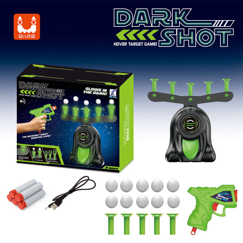 Electric suspended flying ball luminous target children's shooting suspended target cross-border desktop game Soft Bullet Gun toy - image 2