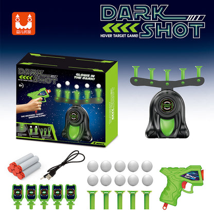 Electric suspended flying ball luminous target children's shooting suspended target cross-border desktop game Soft Bullet Gun toy - image 3
