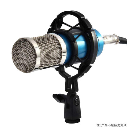 Universal bm800 Condenser Microphone Small Baby Bottle Microphone Plastic Shock-proof Frame Live K-song Recording Shock-proof Frame - image 2