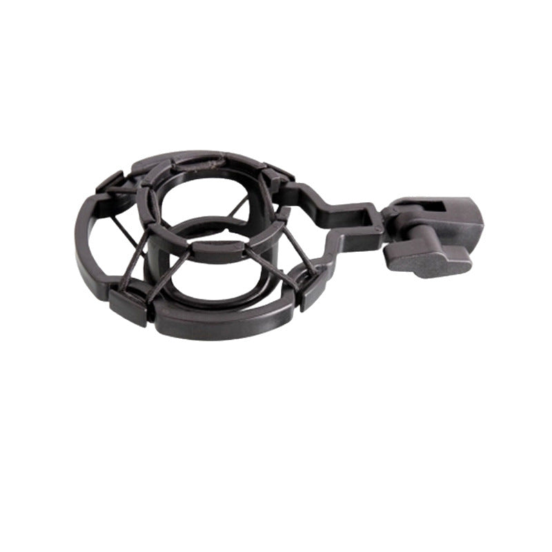 Universal bm800 Condenser Microphone Small Baby Bottle Microphone Plastic Shock-proof Frame Live K-song Recording Shock-proof Frame - image 5