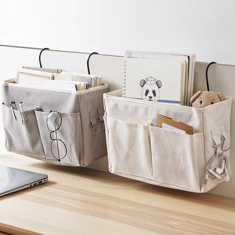 Bedside Bedside Sundries Storage Bag for Bedroom Baby Stroller Storage Hook Bag Office Desktop Finishing Hook Bag - image 1