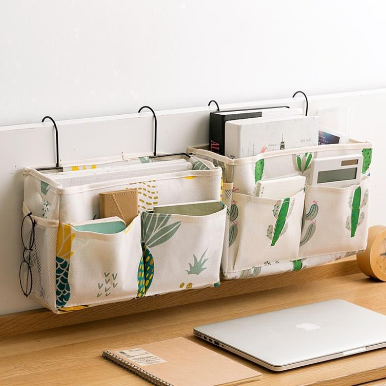 Bedside Bedside Sundries Storage Bag for Bedroom Baby Stroller Storage Hook Bag Office Desktop Finishing Hook Bag - image 2
