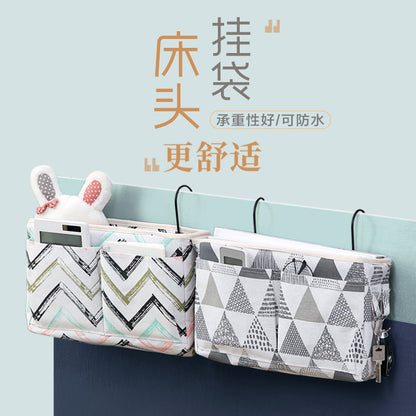 Bedside Bedside Sundries Storage Bag for Bedroom Baby Stroller Storage Hook Bag Office Desktop Finishing Hook Bag - image 3