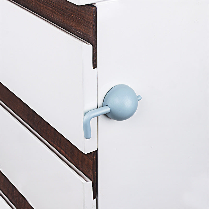 [Factory direct] child safety cabinet door drawer lock baby cabinet door safety lock multifunctional drawer lock - image 3