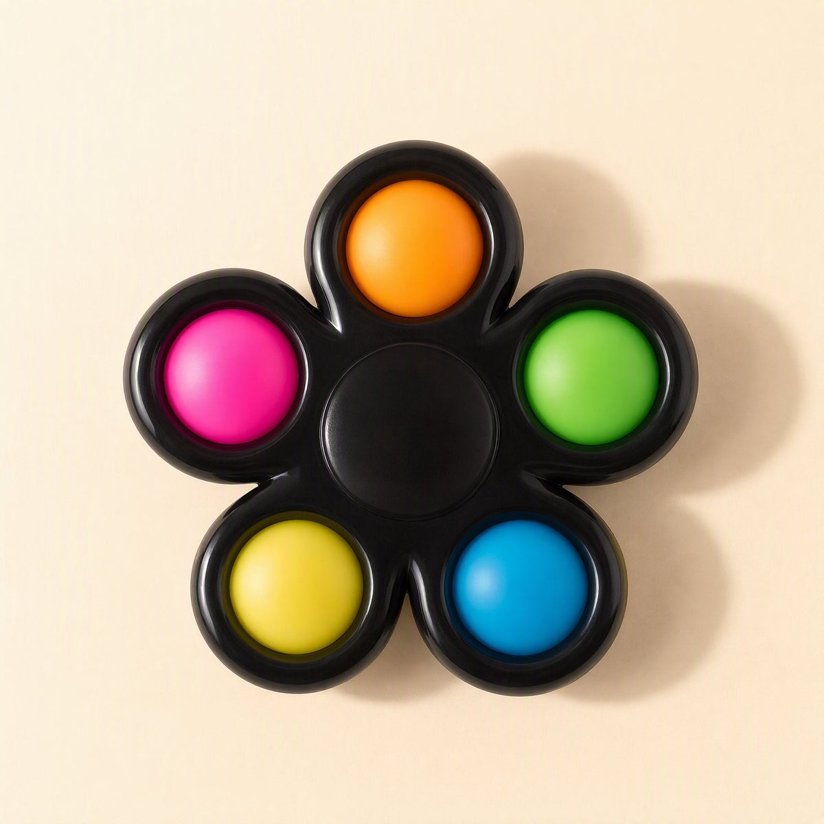 Five-leaf plastic fingertip gyro toy - view 2