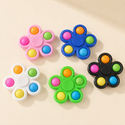 Five-leaf plastic fingertip gyro toy - view 3