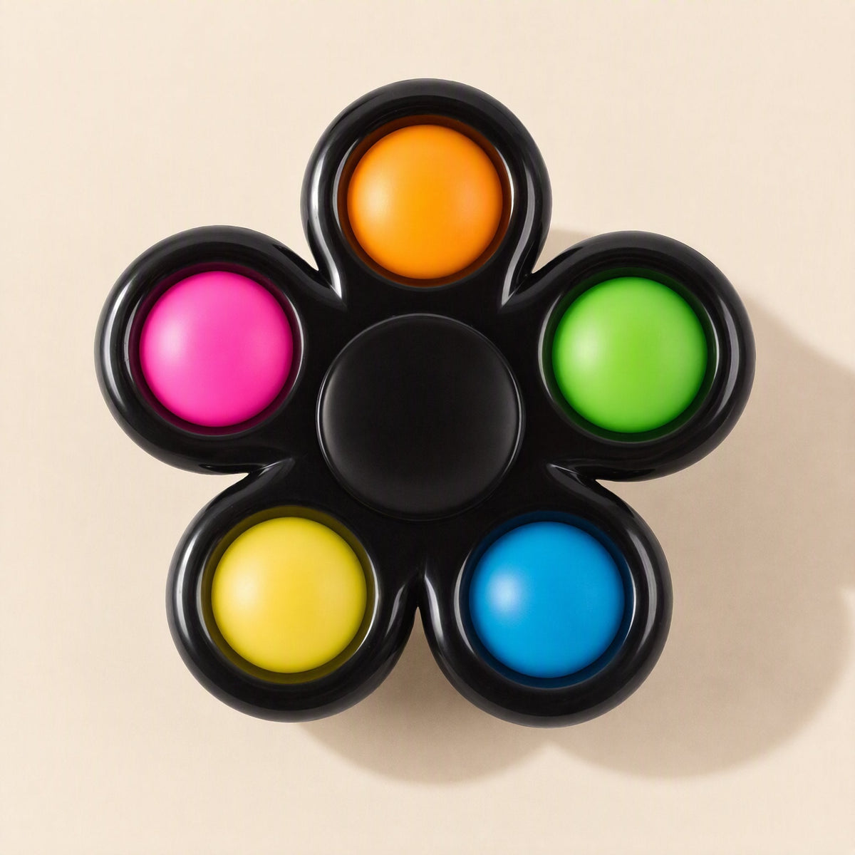 Five-leaf plastic fingertip gyro toy - view 5