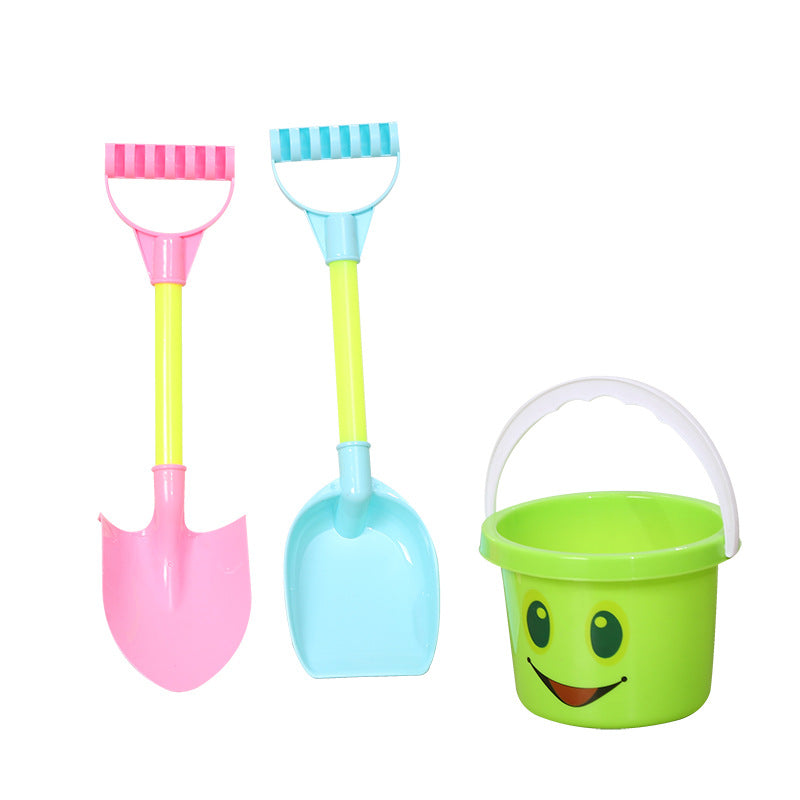 Wholesale Thickened Beach Bucket Shovel suit Children's Water Play Sand Digging Tools Baby Seaside Stall Toys - image 5