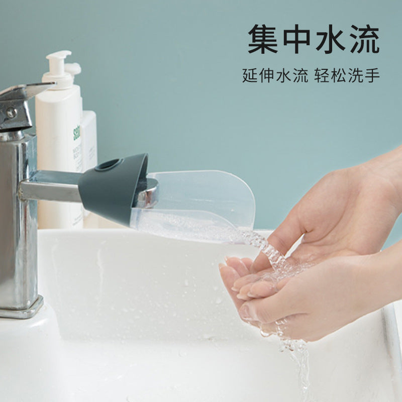 3690 Children's Faucet Extender Baby Hand Washing Extender Extended Universal Washbasin Splash-Proof Tool - image 1