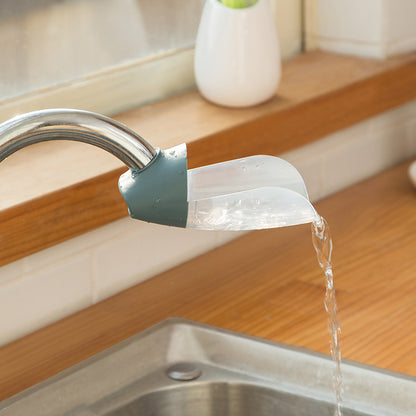 A292 children's faucet extender baby's water Guide sink hand washing splash guard water guide extender lengthened duck bill - image 4