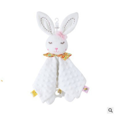 Cute cartoon animal soothing towel baby soothing toy soothing towel with doll soothing towel CPC CE EN - image 3