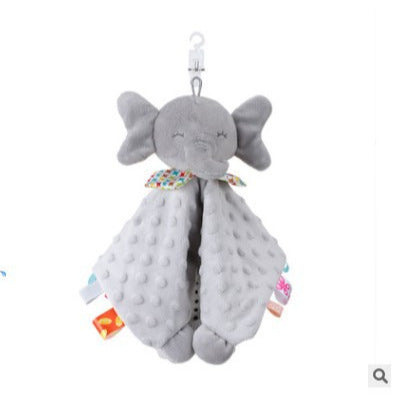 Cute cartoon animal soothing towel baby soothing toy soothing towel with doll soothing towel CPC CE EN - image 4