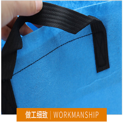Felt Plant Bag Flower Gardening Planter Pot Square Planting Bag Soilless Cultivation Nursery Bag Growth Bag Felt No Obstruction Cloth - image 4