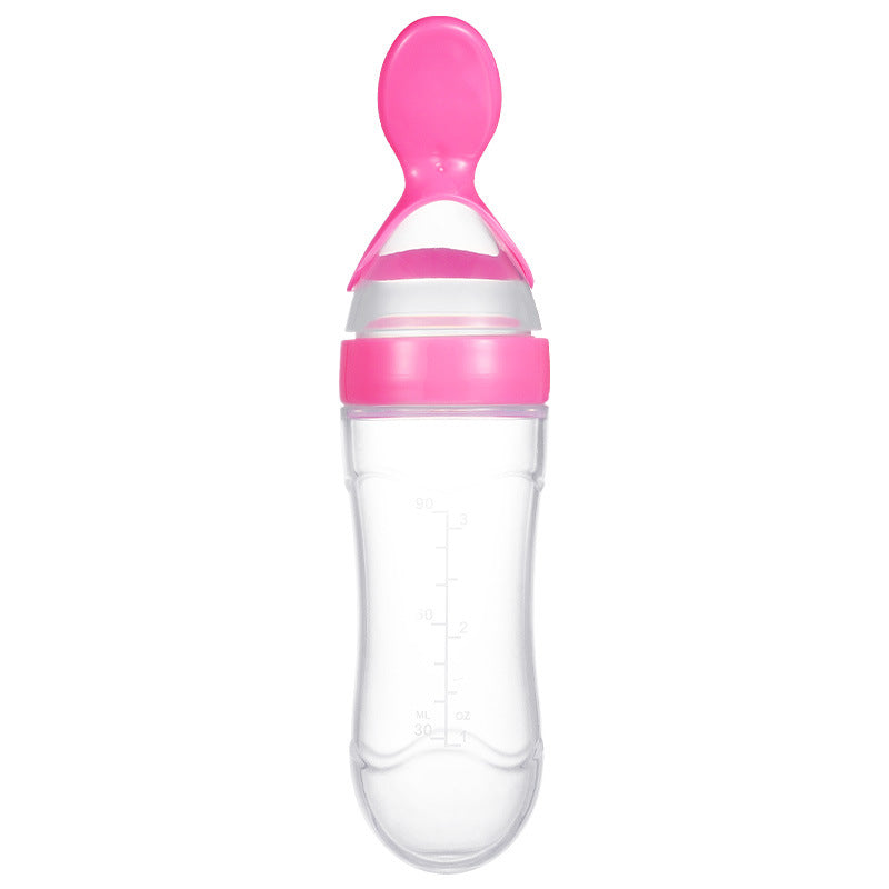 Baby Rice Cereal Bottle Baby Silicone Bottle Squeeze Spoon Children's Rice Cereal Feeding Spoon Rice Cereal Feeder Wholesale - image 5
