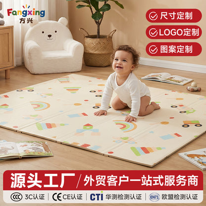 Baby Crawling Mat Thickened Ixpe Folding Mat Home Outdoor Early Education Center Floor Mat Export Baby Crawling Mat - image 1