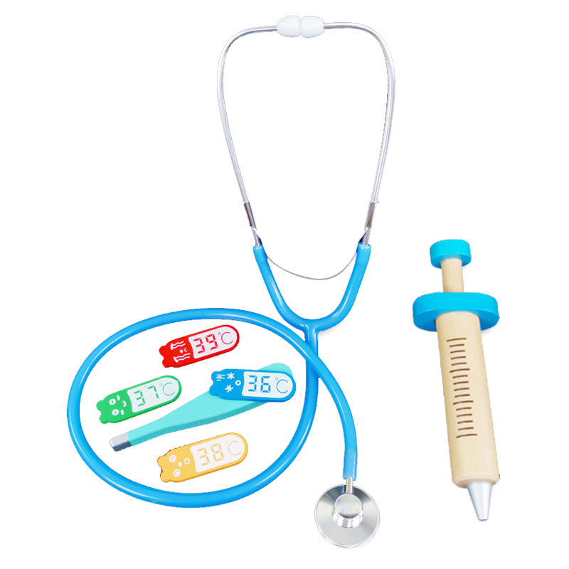 Little Doctor Toy Set Accessories Girl Tools Medical Kit Injection Nurse Children's House Stethoscope - image 5