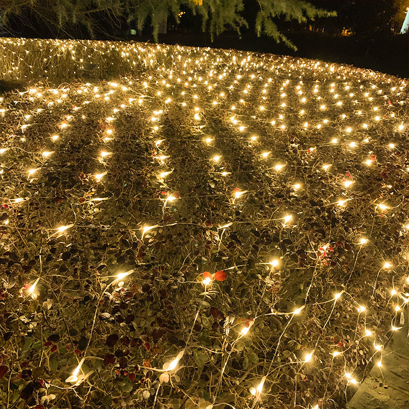 [Strength Factory] plug-in colored lights fishing net lights LED net lights outdoor string lights decorative lights waterproof baby's breath lights - image 2
