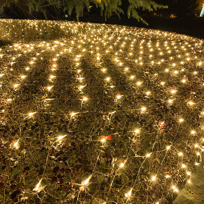 [Strength Factory] plug-in colored lights fishing net lights LED net lights outdoor string lights decorative lights waterproof baby's breath lights - image 2