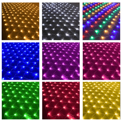 [Strength Factory] plug-in colored lights fishing net lights LED net lights outdoor string lights decorative lights waterproof baby's breath lights - image 3