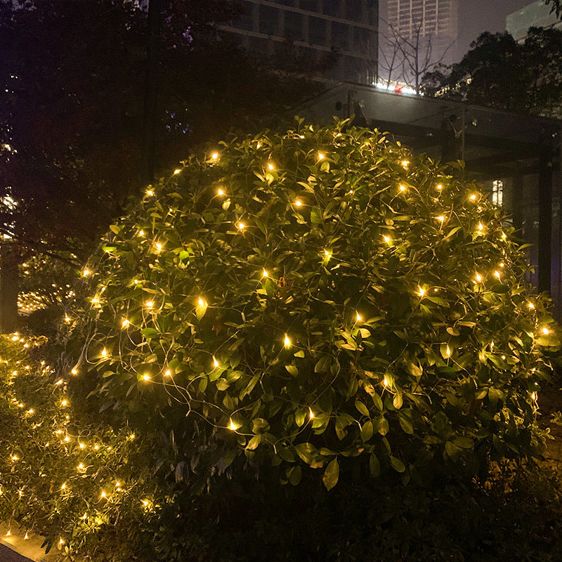 [Strength Factory] plug-in colored lights fishing net lights LED net lights outdoor string lights decorative lights waterproof baby's breath lights - image 4