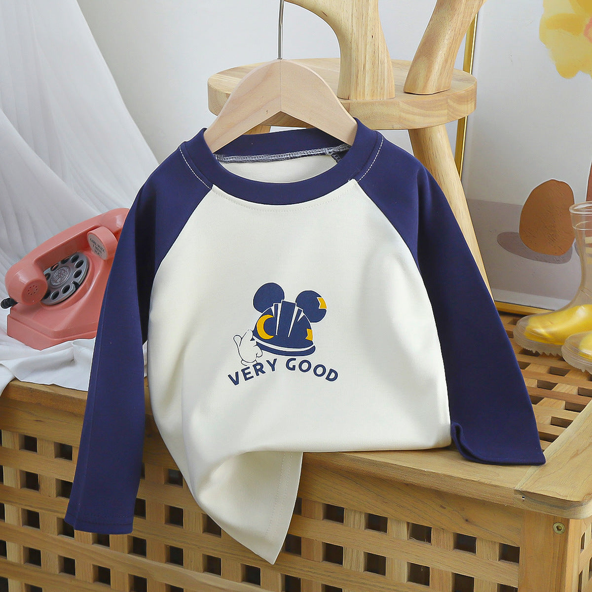 Children's Long-Sleeved T-Shirt Pure Cotton New Baby Base Layer Knitwear Boy Autumn Clothing K-Style 1-Year-Old Kidsren's Clothing Wholesale - image 3