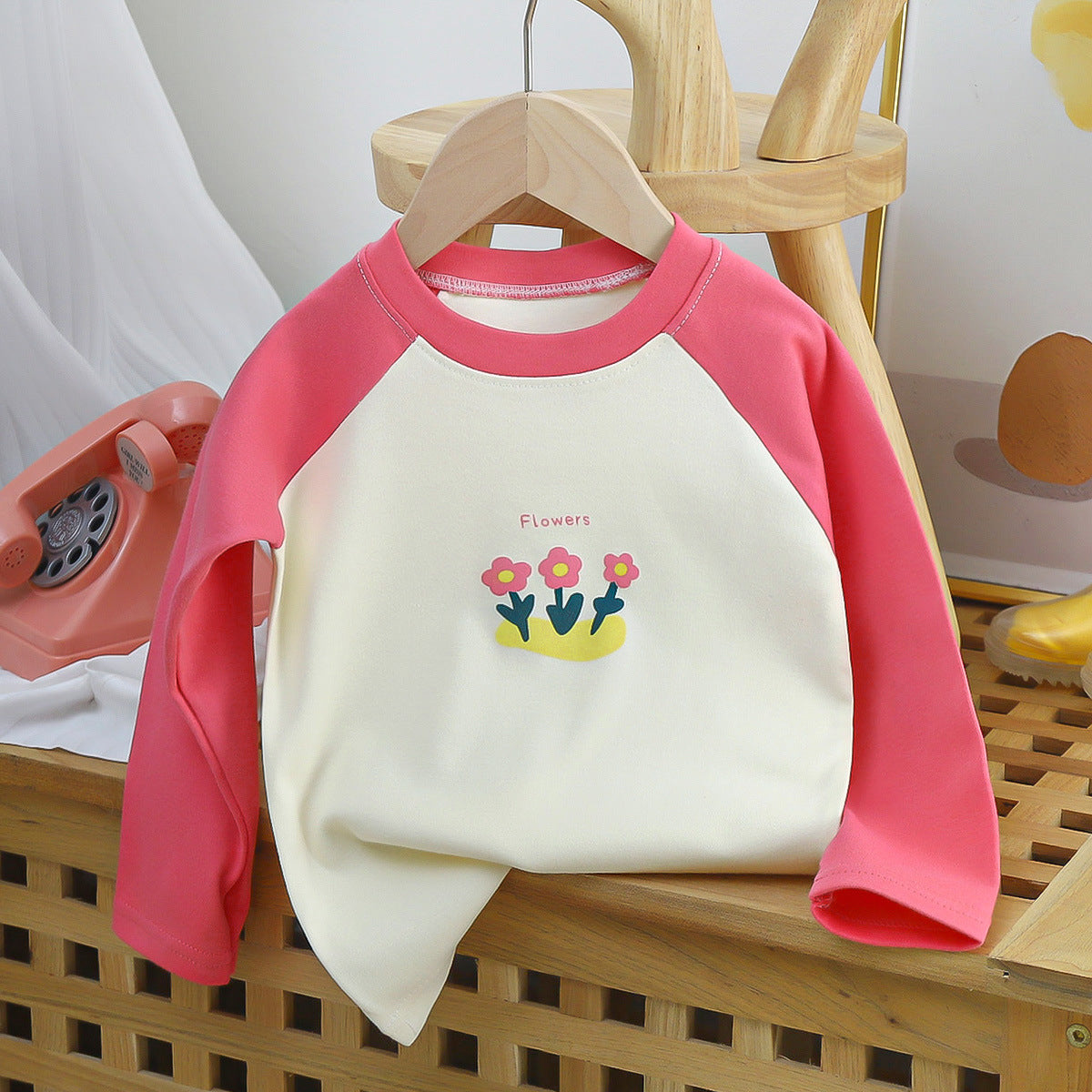 Children's Long-Sleeved T-Shirt Pure Cotton New Baby Base Layer Knitwear Boy Autumn Clothing K-Style 1-Year-Old Kidsren's Clothing Wholesale - image 4