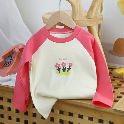 Children's Long-Sleeved T-Shirt Pure Cotton New Baby Base Layer Knitwear Boy Autumn Clothing K-Style 1-Year-Old Kidsren's Clothing Wholesale - image 4