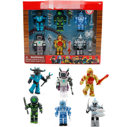 Cross-Border World Champion Virtual World Building Block Figures with Accessories, Anime Game Toy Accessories - image 1
