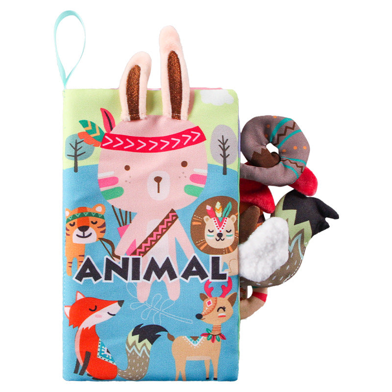 Aipinqi Kidsren's Tail Cloth Book, Tear-Resistant Paper, Baby Cloth Book, Infant Early Education Toy, Quiet Book in Stock - image 3