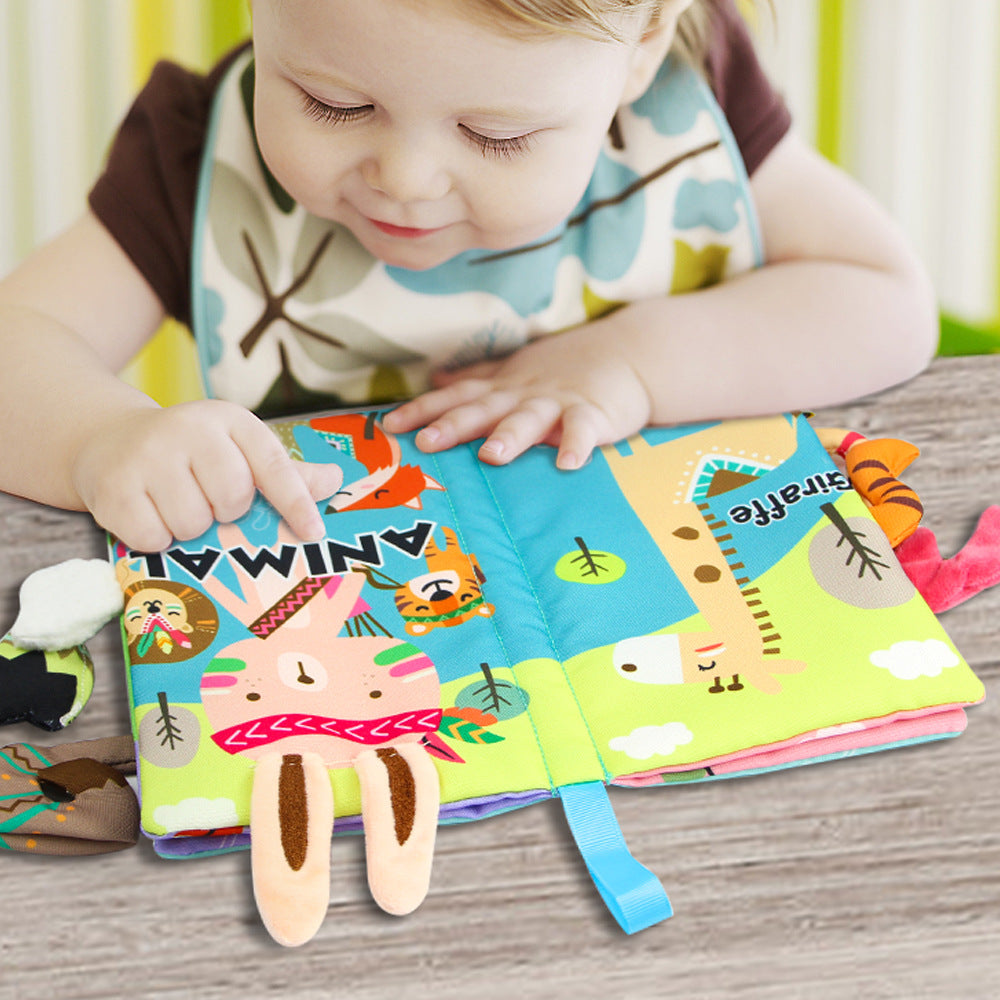 Aipinqi Kidsren's Tail Cloth Book, Tear-Resistant Paper, Baby Cloth Book, Infant Early Education Toy, Quiet Book in Stock - image 4