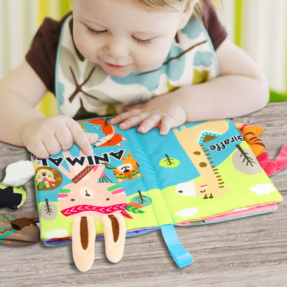Aipinqi Kidsren's Tail Cloth Book, Tear-Resistant Paper, Baby Cloth Book, Infant Early Education Toy, Quiet Book in Stock - image 4