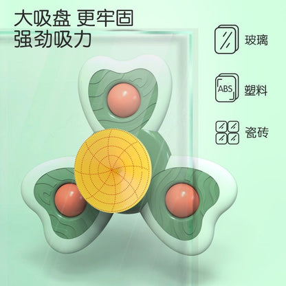 Cross-border new baby sucker turn turn music baby cartoon fingertip gyro tooth glue bathroom bath turn music toys - image 4