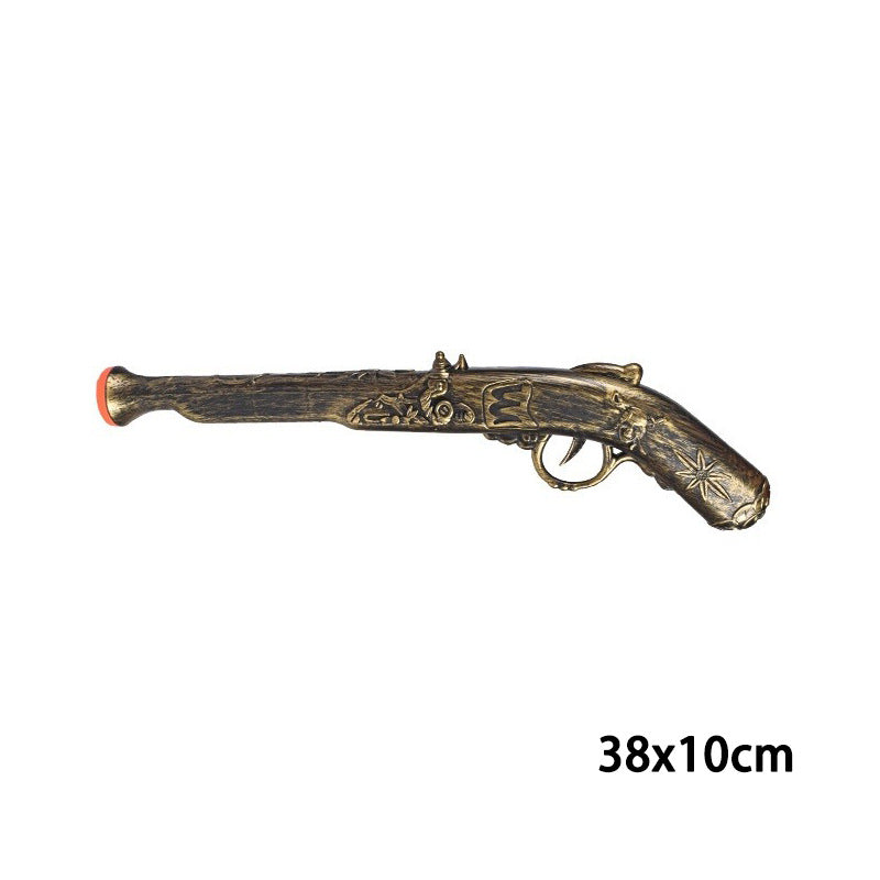 Wholesale foreign trade pirate toy gun house pistol vintage party Halloween Cosplay boy toy - image 2