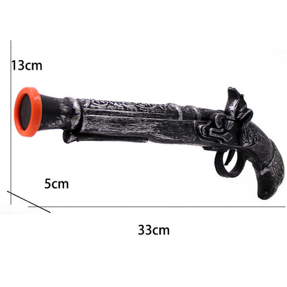 Wholesale foreign trade pirate toy gun house pistol vintage party Halloween Cosplay boy toy - image 3