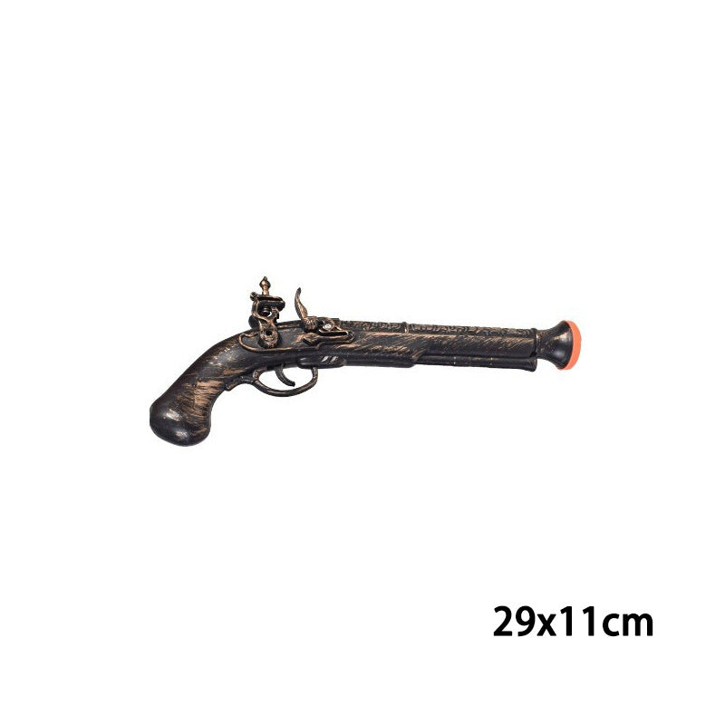 Wholesale foreign trade pirate toy gun house pistol vintage party Halloween Cosplay boy toy - image 4