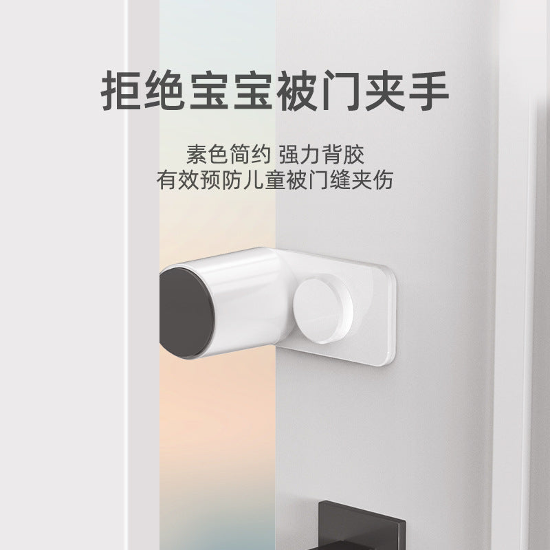 Child safety anti-pinch hand door card rotatable safety door stop seam door plug protection snap lock anti-door switch insurance - image 2