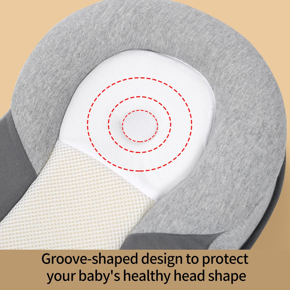 Baby Bed Acid Reflux with Strap, Baby Bed for Reducing Spit-up,