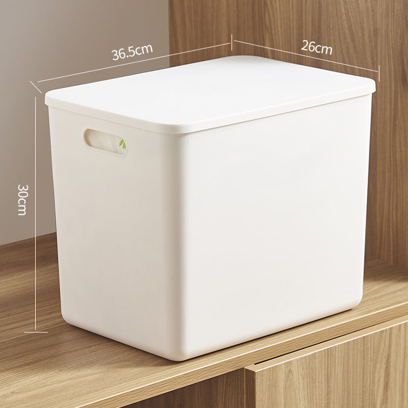 Thickened Storage Box Plastic Storage Basket Snack Toy Clothes Organizer Kitchen Sundries Storage Basket Storage Box - image 2