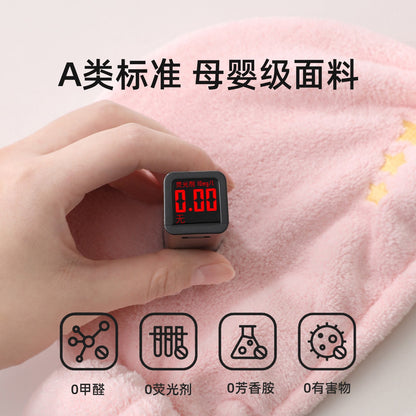 Light Rain Type a Children's Hair Drying Cap, Baby Head Wrap, Original Horn-Shaped Hat, Direct from the Source Factory, Can Be Shipped on Behalf of Others and C - image 4